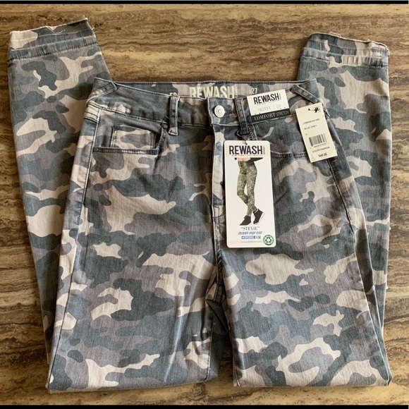 REWASH COMFORT STEVIE SKINNY CAMO STRETCH 5R - Picture 6 of 8